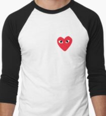 Commes Des Garcons - PLAY Men's Baseball ¾ T-Shirt