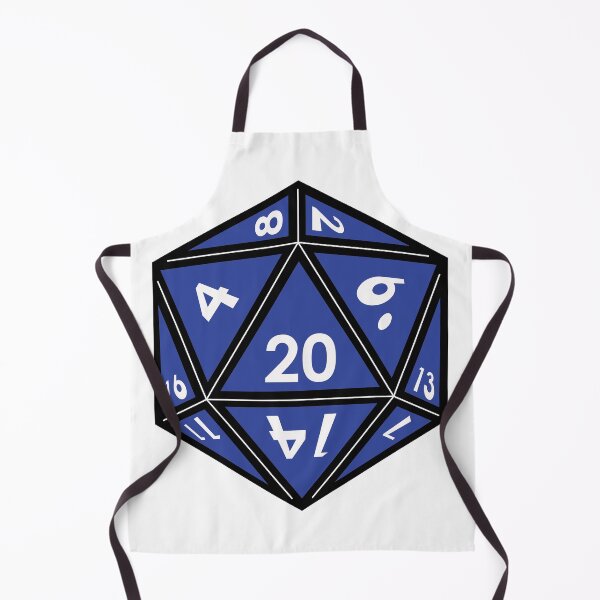 Item preview, D20 Gaming Dice, blue designed and sold by TeesMi.