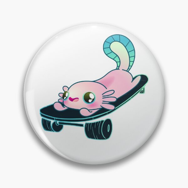 Item preview, Skater Axolotl Skateboard  Lovers Girl or Boy  designed and sold by Nzgiftsandmore.
