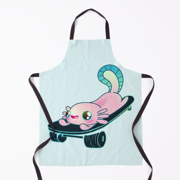 Item preview, Skater Axolotl Skateboard Lovers Girl or Boy designed and sold by Nzgiftsandmore.