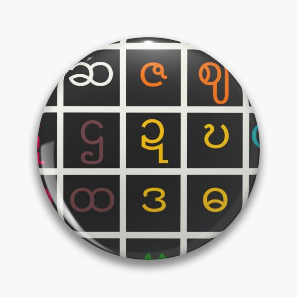 Item preview, Burmese Alphabet Chart designed and sold by KoutYoe.