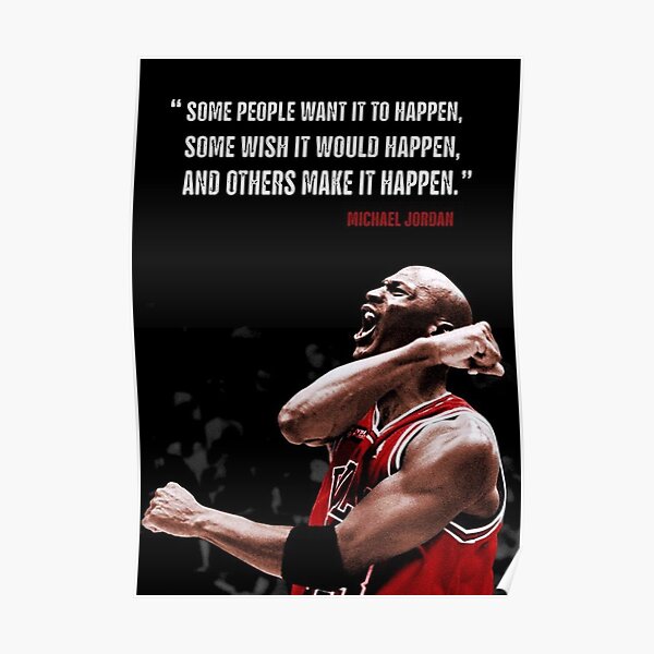 Mach es möglich - Michael Jordan Poster