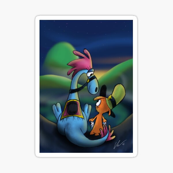 Wander Over Yonder Sticker
