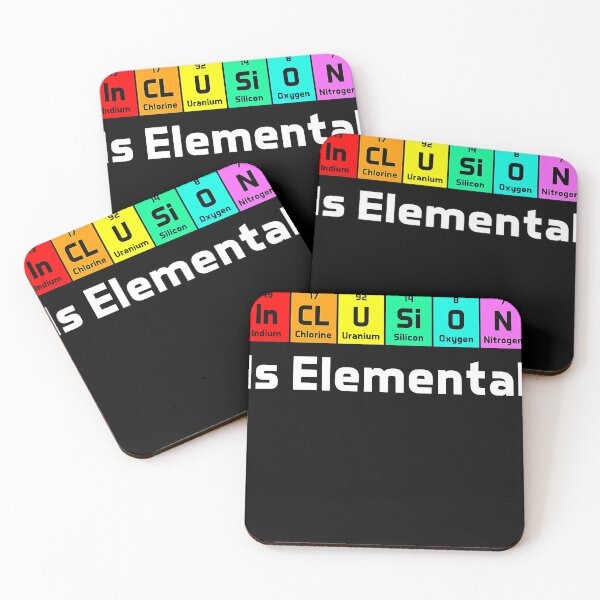 Item preview, Inclusion Is Elemental LGBT Flag Gay Pride  designed and sold by SajidParvez.