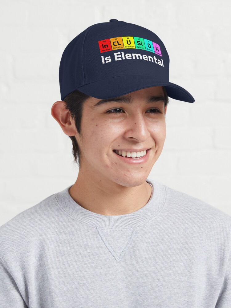 Inclusion Is Elemental LGBT Flag Gay Pride  Cap for Sale by