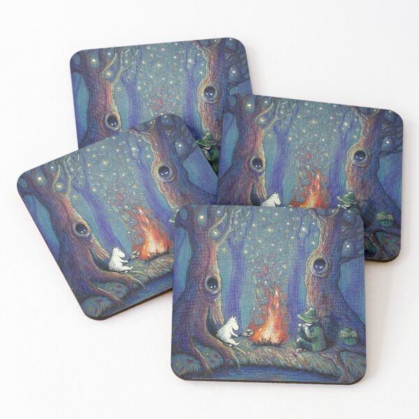Item preview, Campfire by river designed and sold by illustore.