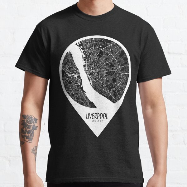 Item preview, Liverpool City Map of England - Circle designed and sold by deMAP.