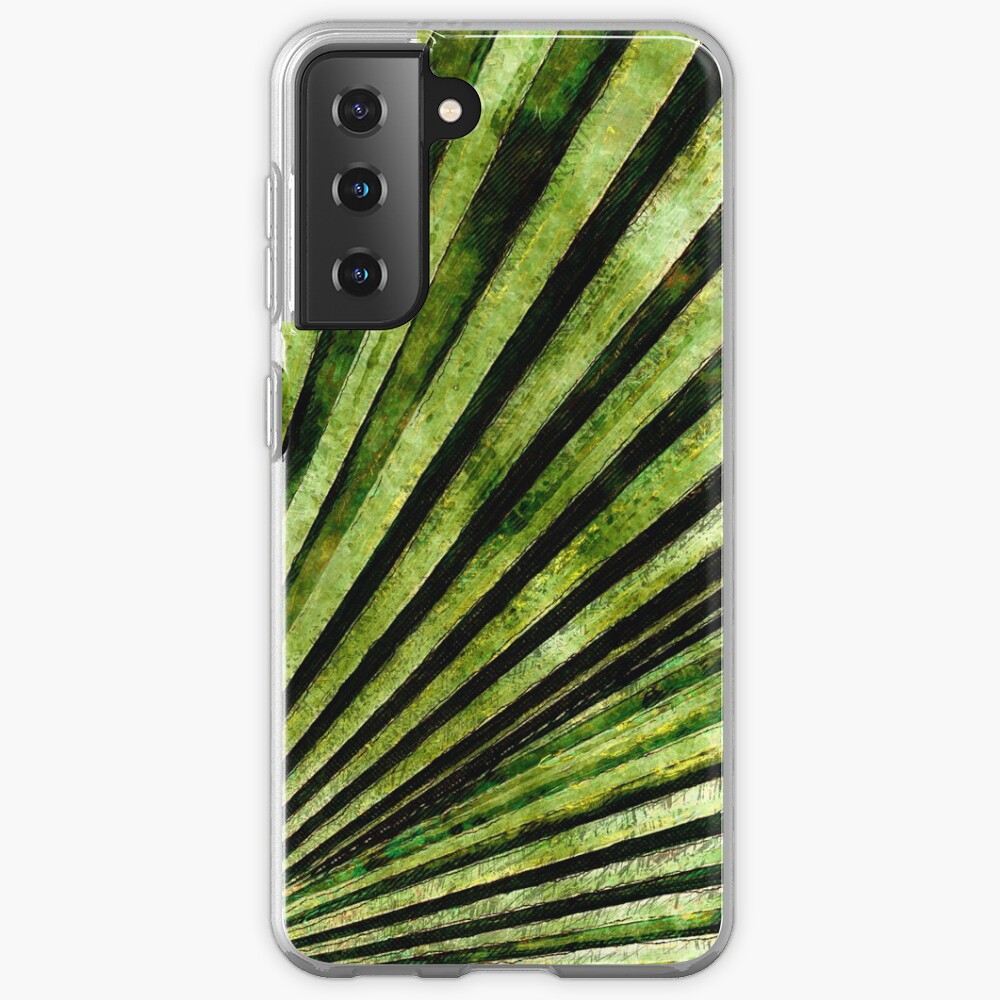 Green Palm Tree Frond Case & Skin for Samsung Galaxy