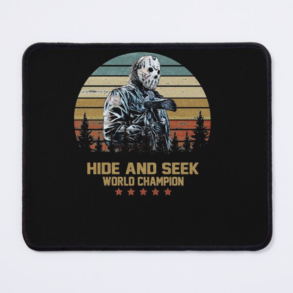 Item preview, Champion du monde de cache-cache Jason Voorhees designed and sold by ErnestoMills.