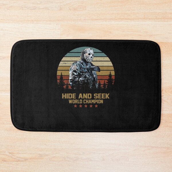 Item preview, Champion du monde de cache-cache Jason Voorhees designed and sold by ErnestoMills.