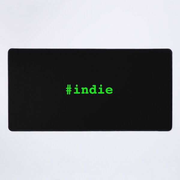 Hashtag Indie - Green Desk Mat