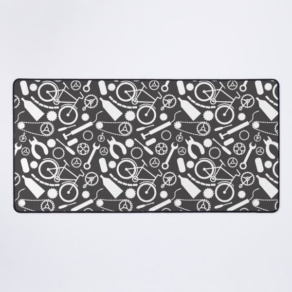 Item preview, White Bicycle tools on dark gray background designed and sold by shushunya13.