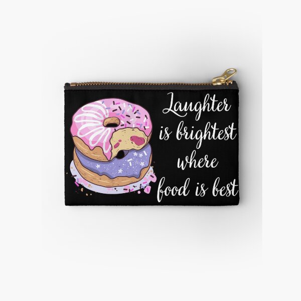 Artikelvorschau, American Dunkin Donuts & Funny Quote: "Lachen ist am hellsten, wo das Essen am besten ist." entworfen und verkauft von fowons.