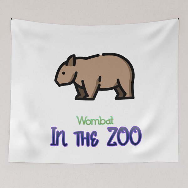 Item preview, Wombat In the zoo designed and sold by Unique-on.