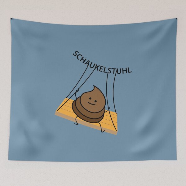 Item preview, Funny poop on the swing designed and sold by spontania.