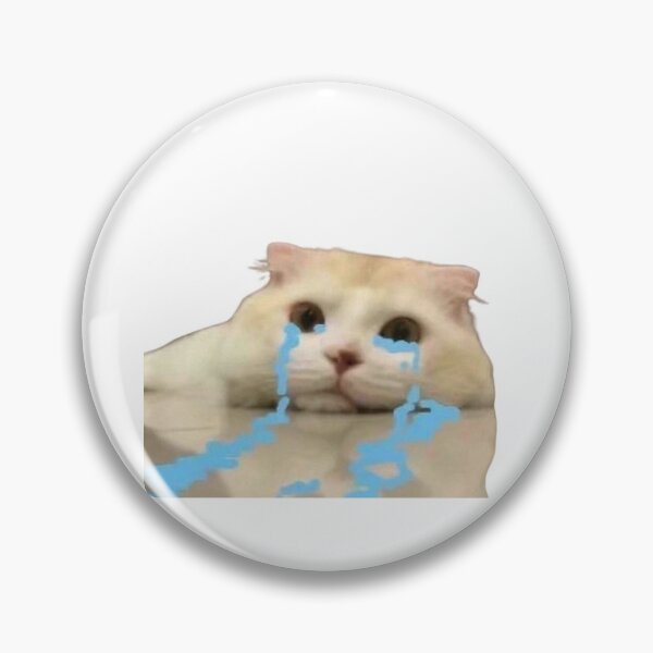 Item preview, Crying cat Sticker  , maybe she wants to suicide  designed and sold by Noor-alhuda.