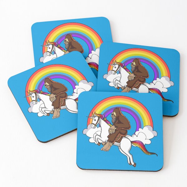 Item preview, Bigfoot Riding Unicorn  designed and sold by underheaven.