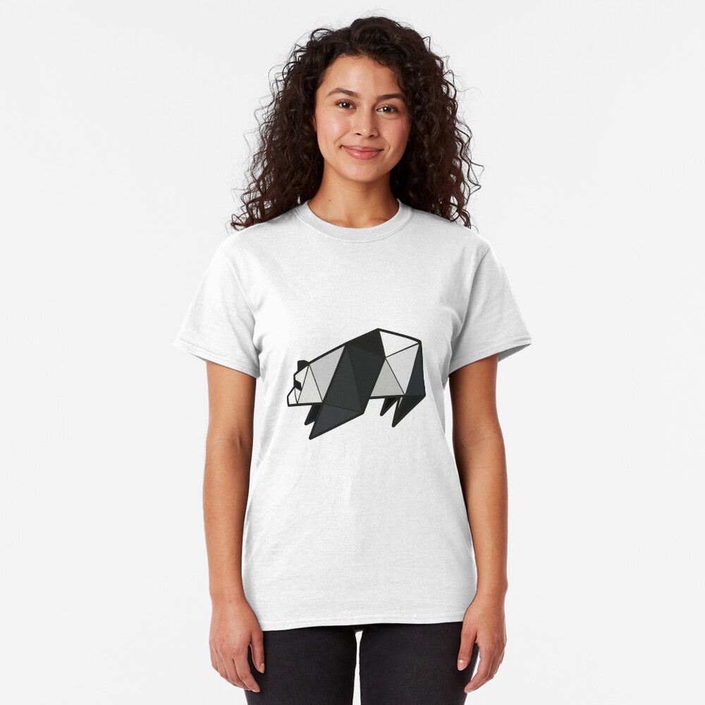 Origami Panda Classic T-Shirt