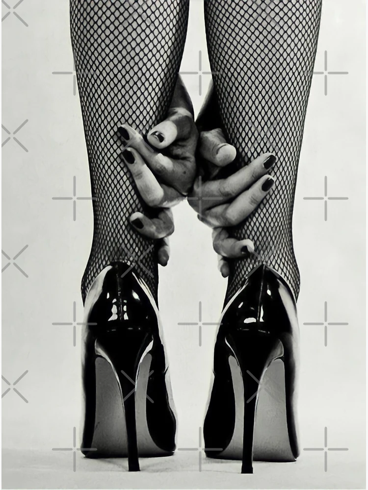 Fishnet heels discount