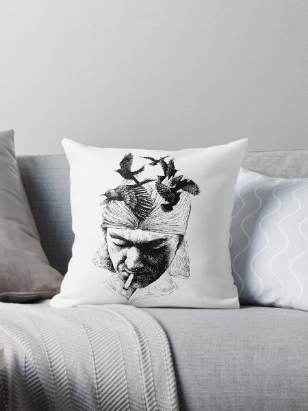 Julio Cortazar Throw Pillow