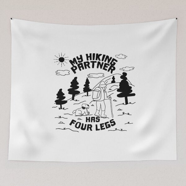 Item preview, My Hiking Partner Has Four Legs designed and sold by Crystarowz.