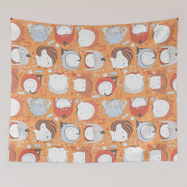 Item preview, Orange monsters designed and sold by yokunen.