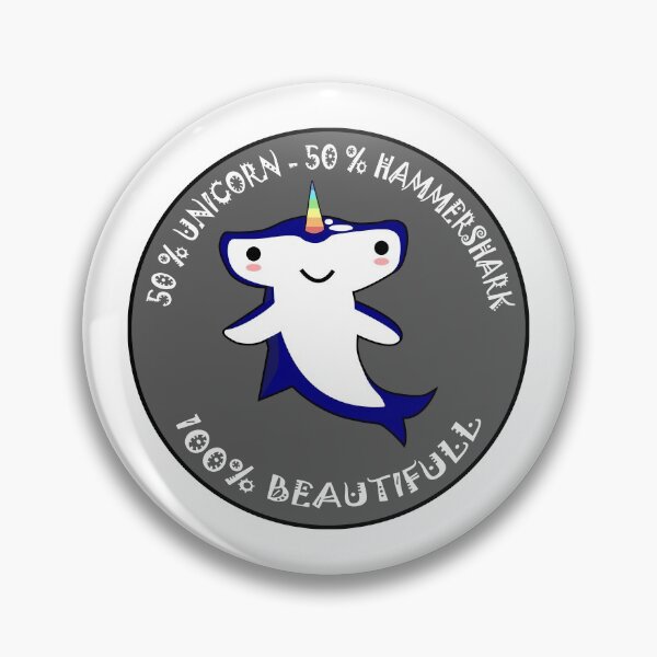 Item preview, 50% Unicorn 50 % Hammershark 100% Beautiful | Mixed Race designed and sold by DAFIN.