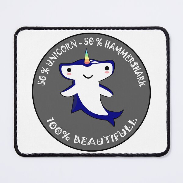 Item preview, 50% Unicorn 50 % Hammershark 100% Beautiful | Mixed Race designed and sold by DAFIN.