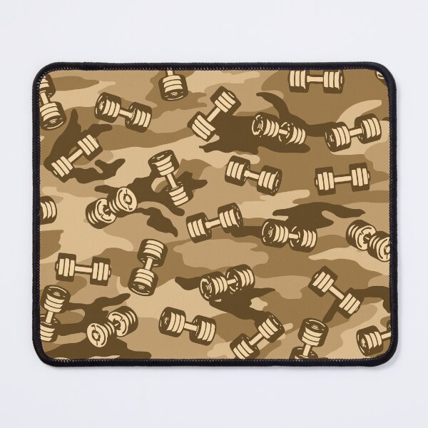 Item preview, Dumbbell Gym Camo DESERT designed and sold by GrandeDuc.