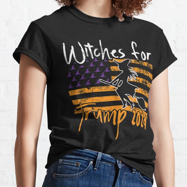 Trump 2024 Lazy Halloween Costume Funny Witch Classic T-Shirt