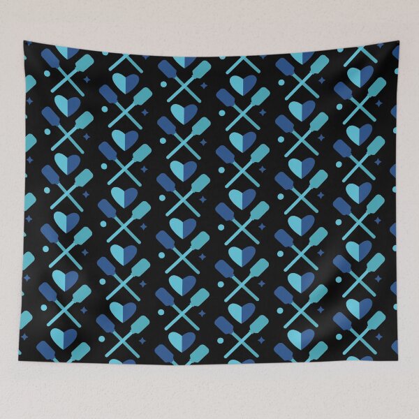 Item preview, Crossed Rowing oars in blue designed and sold by jazzydevil.