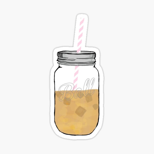 love iced coffee Sticker