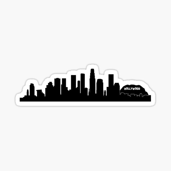 Los Angeles Skyline Sticker