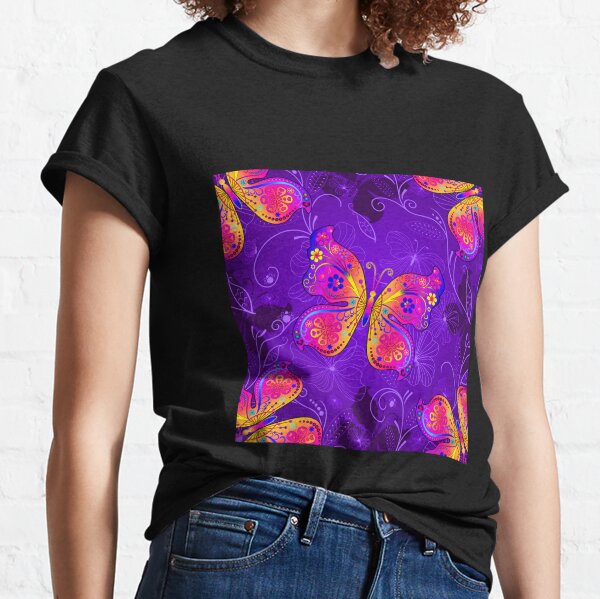Glowing Butterfly Wings T-Shirts for Sale | Redbubble