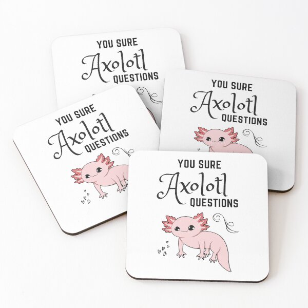 Item preview, You Sure Axolotl Questions designed and sold by King of Colored Stickers.