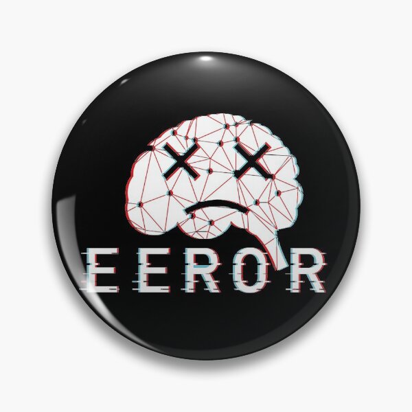 Item preview, brain error stupid people  designed and sold by YacineHB01.