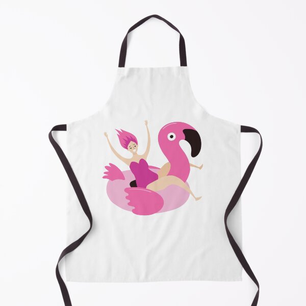 Item preview, Floating on a pink flamingo designed and sold by jazzydevil.
