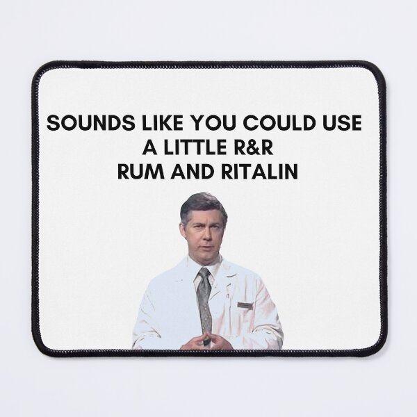 Item preview, 30 Rock - Dr Leo Spaceman - Sounds like you could use a little R&R, rum and ritalin designed and sold by LeoSpaceman.