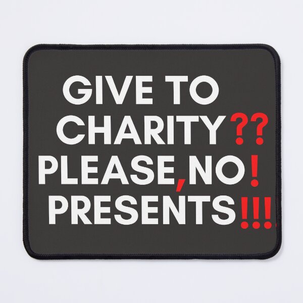 Item preview, 30 Rock - Tracy - Give to charity please no presents designed and sold by LeoSpaceman.
