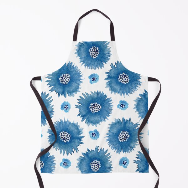 Item preview, Watercolor blue cornflowers seamless pattern designed and sold by Lefteris Betsis.