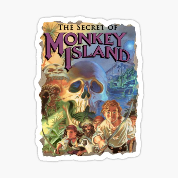The Secret of Monkey Island Sticker