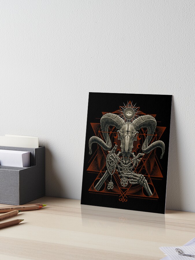 Baphomet Wall Art Satanic Decor. 