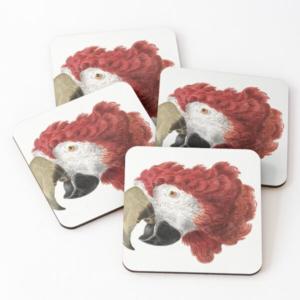 Item preview, Red parrot knocking  designed and sold by Print Fone.