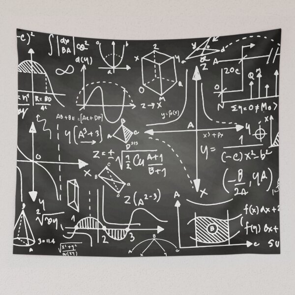 Item preview, Amazing Science And Physics Chalkboard designed and sold by Vector Scout Lab.