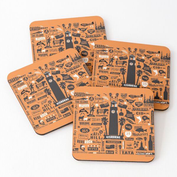 Item preview, Gisborne Features - Orange designed and sold by Kiwidom.