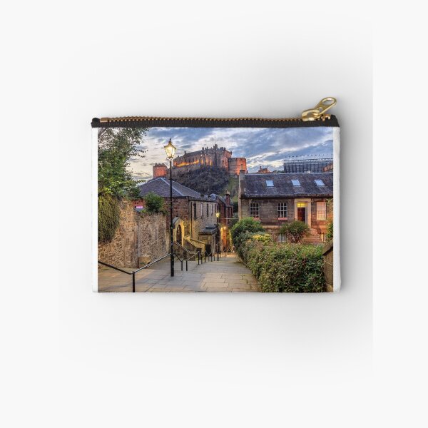 Item preview, Edinburgh Castle from The Vennel Stairs designed and sold by photographybyMG.