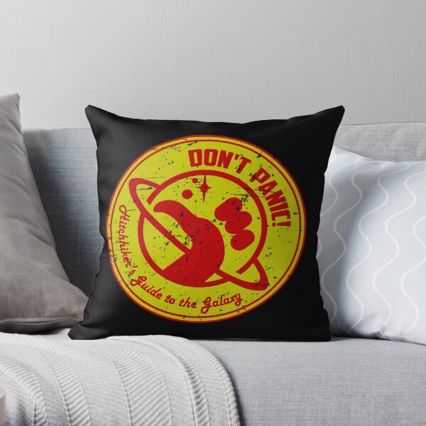 Hitchhiker's Bedding Throw Pillow