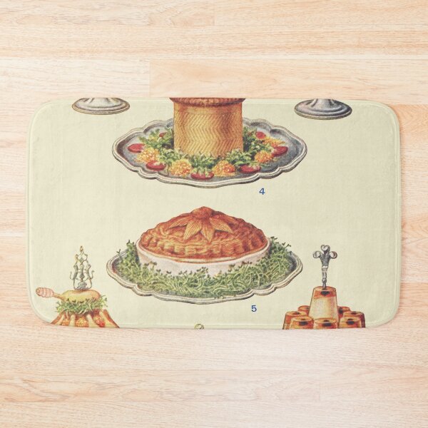 Item preview, Vintage Cold Collation Dishes Poster designed and sold by redoARTstore.