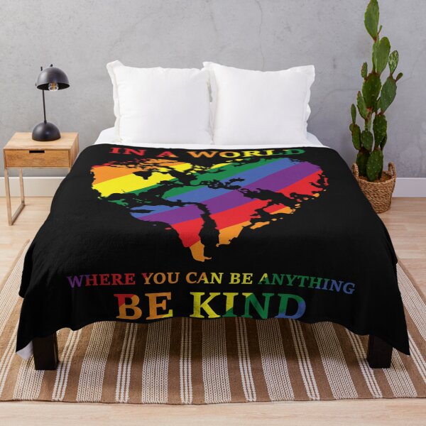 Item preview, In a World Where You can be Anything Be Kind Rainbow designed and sold by REApparelCo.