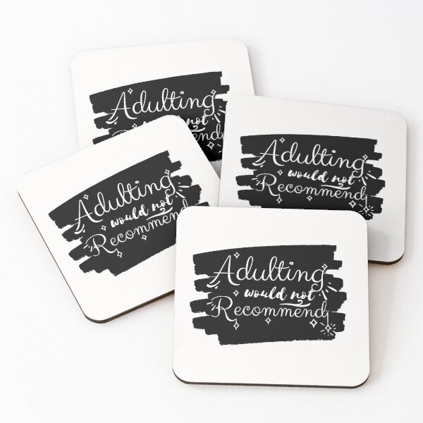 Item preview, Adulting Would Not Recommend designed and sold by BYNANA80.
